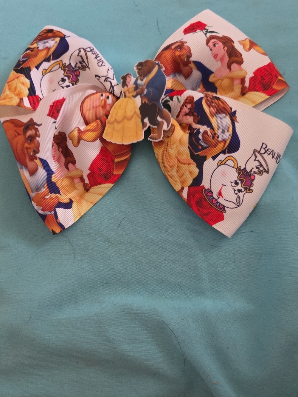 Beauty and the Beast / Disney Handmade Character Bow Hair Clip